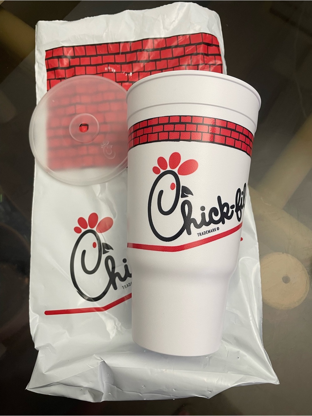 Chik Fil A 1967 Red & White Disposable Party Cup - Branded Single Pack